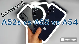 Samsung A55 vs Samsung A54 vs Samsung A52s  - Are they the SAME?!