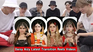BTS REACTION Daizy Aizy Latest Transition Reels Videos_Transition Videos_Daizy Aizy_Rusnage