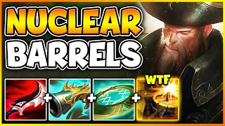 THIS GANGPLANK BUILD MAKES YOUR BARRELS DEAL TRUE DAMAGE (FULL LETHALITY)