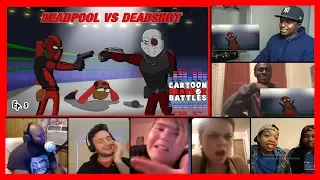 Deadpool Vs Deadshot - Cartoon Beatbox Battles Reactions Mashup