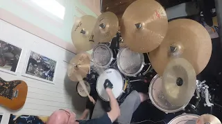 Iron Maiden - Hallowed be thy name Part drum cover.