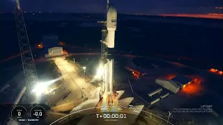 Space X  запустила ракету-носитель со спутниками