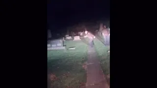 Cops Run from a Demonic Graveyard Scream. *Original*