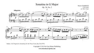 Clementi : Sonatina Op. 36, No. 2 (1/3)