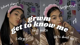 FIRST VIDEO: GRWM Q&A! (uni makeup look)