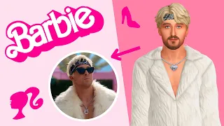 making Ryan Gosling from Barbie in The Sims 4