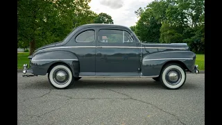 1948 Ford Super Deluxe S 5 Passenger 2 Door Sedan Walk-around Video