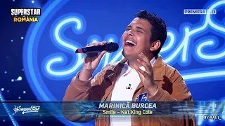 SUPERSTAR 2021 | Marinică Burcea, WOW...Ce prestaţie, ce voce! „Nat King Cole - Smile”