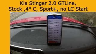 Kia Stinger 2.0 GTLine Acceleration 0-100 ...