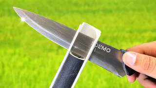 KNIFE Like a Razor ! Sharpen a knife in 3 Minutes With This Tool