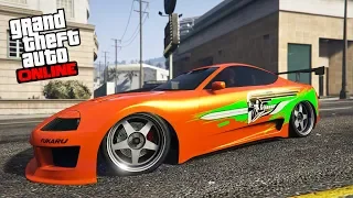 GTA 5 - JESTER CLASSIC Customization! (Fast & Furious) TOYOTA SUPRA BUILD!!!