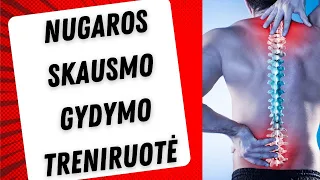 Kineziterapijos treniruotė nugaros skausmo prevencijai