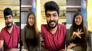 Idhayathai Thirudathey Serial Actor NAVIN & BINDU insta live