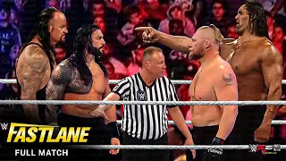 FULL MATCH — Brock Lesnar & The Great Khali vs. Roman Reigns & The Undertaker - 2 out of 3 Falls