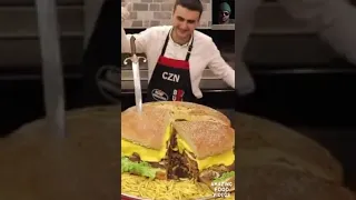 China vs Turkey 3 lamb giant burger