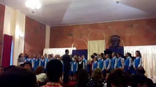 Армянский хор поет грузинскую песню