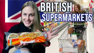 GROCERY SHOPPING in a BRITISH Supermarket