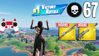 67 Elimination Solo Vs Squads Gameplay Wins (Fortnite Chapter 5 Season 2 PS4 Controller)