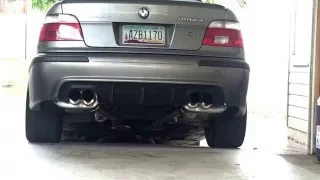 E39 M5 - SuperSprint X-Pipe vs Rogue Engineering X-Pipe