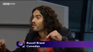 Russell Brand Lays Into Bankers On Question Time (and Boris Johnson's Reply)
