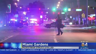 Pedestrian Struck, Killed In Miami Gardens