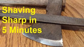 How to Properly Sharpen an Axe