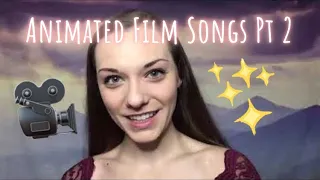 ASMR - Animated Film Songs Part 2 (Soft Singing + Mic Brushing) ✨🎥