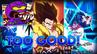 LR SSJ4 GOKU VEGETA GOGETA & LR SSG BLUE SAIYANS FUSION ANIMATIONS REACTION | JP DBZ Dokkan Battle