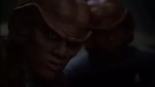 Quark tells his nephew something about humans
