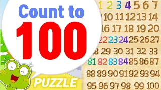 [18 minutes] number 1 to 100 - Numbers Puzzle  | Learn Counting Numbers 100