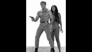 BRAD HARRIS is KING OF THE GORILLAS, 1968. With ESMERALDA BARROS.