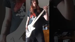 Cradle Of Filth - The Foetus Of A New Day Kicking Bass quick cover (2019) #metal #bassist