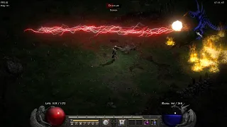 Killing Diablo Clone as a weak meteorb sorc