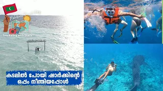 Swimming with Whale Sharks in Maldives, കൂറ്റൻ സ്രാവിന്റെ ഒപ്പം നീന്താൻ പോയപ്പോൾ !! Maldives EP #2