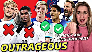 REACTING To The England EURO 2024 SQUAD.. & Who Makes My Final 26!