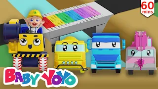 The Colors Song (Buliding Bridge) + more nursery rhymes & Kids songs -Baby yoyo