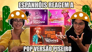 ESPANHÓIS REAGEM A POP INTERNACIONAL VERSÃO BARÕES DA PISADINHA (TAYLOR SWIFT, ARIANA GRANDE, SIA)