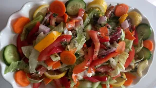 Tasty And Healthy Salad