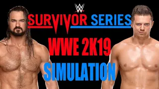 TEAM RAW VS. TEAM SMACKDOWN SURVIVOR SERIES | WWE 2K19 SIMULATION