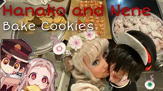 Hanako and Nene Bake Cookies | Toilet-Bound Hanako-Kun Cosplay Skit