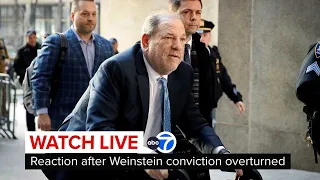 LIVE | Survivors and advocates react to overturning of Harvey Weinstein conviction on appeal