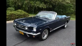 289 V8 Powered 1966 Ford Mustang Convertible Test Drive