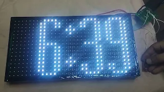 P10 RGB Clock