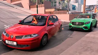 Realistic Car Crashes and Dangerous Driving (02) BeamNG Drive