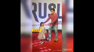 Salman khan with little princess Arpita khan daughter Ayat Sharma lovely video#salman khan#viral#yt