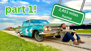 I bought a 1960 Impala sitting 32 years, will it run AND drive 2,556 miles home?