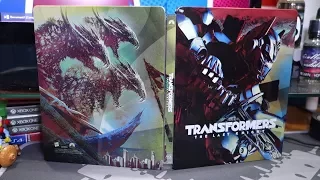 Transformers The Last Knight 4K Blu Ray Steelbook Unboxing (Best Buy Exclusive)