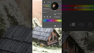 Превращаем лето в зиму в фотошопе