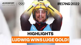 Germany’s Johannes Ludwig takes singles luge gold | 2022 Winter Olympics