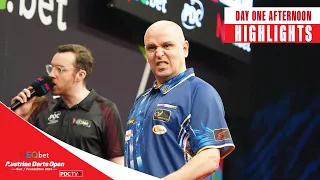 DEBUT DELIGHT! | Day One Afternoon Highlights | 2024 Austrian Darts Open